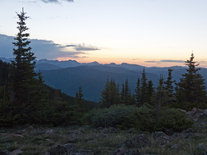 Sunrise Over Gore Range